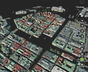 A Cityplanner scenario that puts Gothenburg under water.