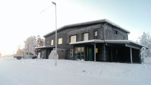 Kiruna. Swedens most northern Passive house, built by NCC. Photographer: Joanna Redman/NCC