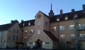 Enskede School by sunrise. Photo: AnnVixen