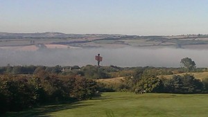 Angel of the North and the valley of river Tyne. Photo: David Thomson