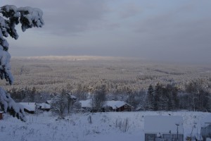 The view of the vastness of Orsa Finnmark from the village of Skattungbyn. Photo: Agata Mazgaj