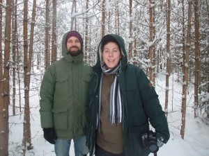 Markus and Agata in the magic forrest of Flurlunar farm. Photo: AnnVixen