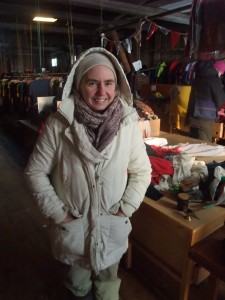 Malin Haglund is currently the spirit running the Free shop! Photo: AnnVixen