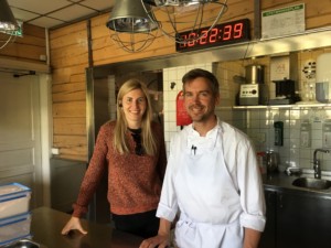 Girlis and Peeter in the Faviken kitchen. Photo: AnnVixen TellusThinkTank.com